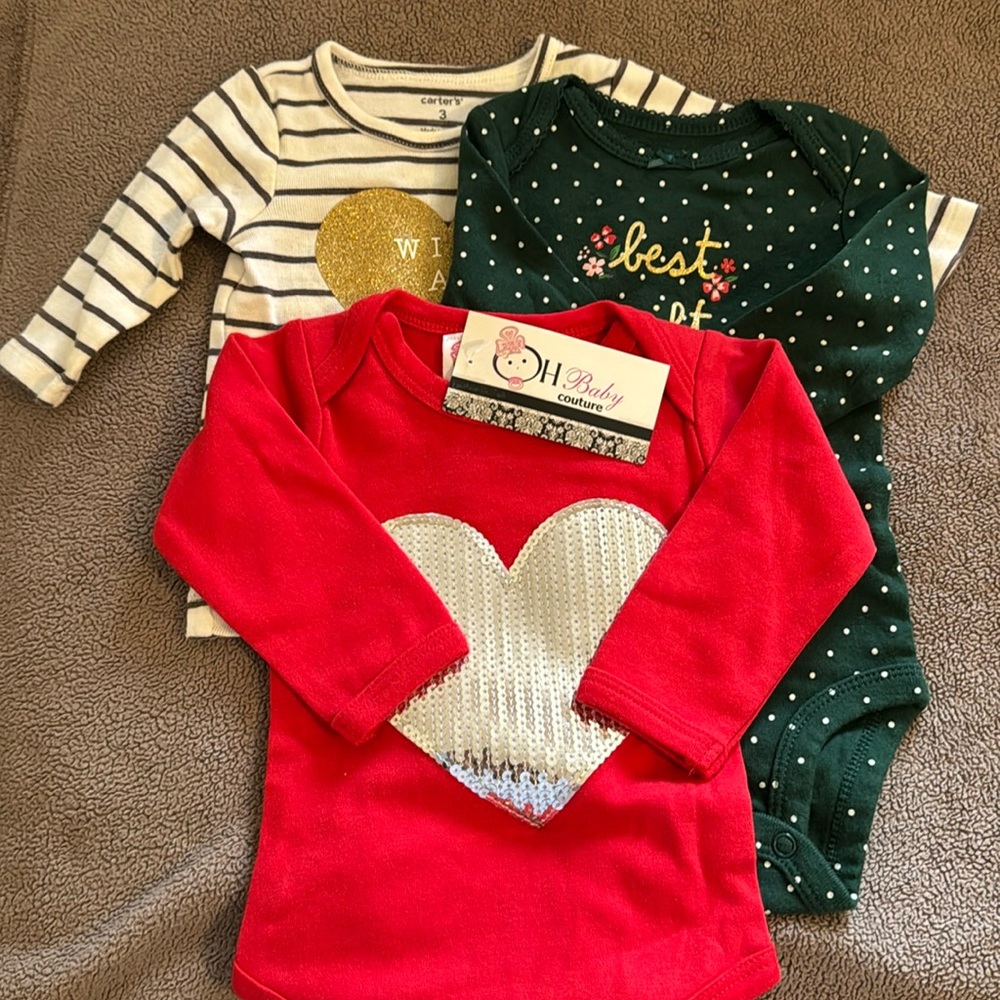 Baby girl tops/bodysuits